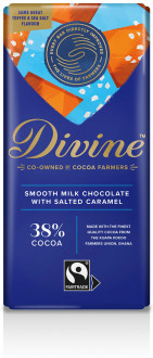 Divine 38% Milk Chocolate with Salted Caramel