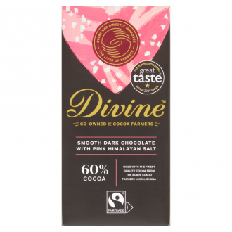 Divine 60% Dark Chocolate with Pink Himalayan Salt